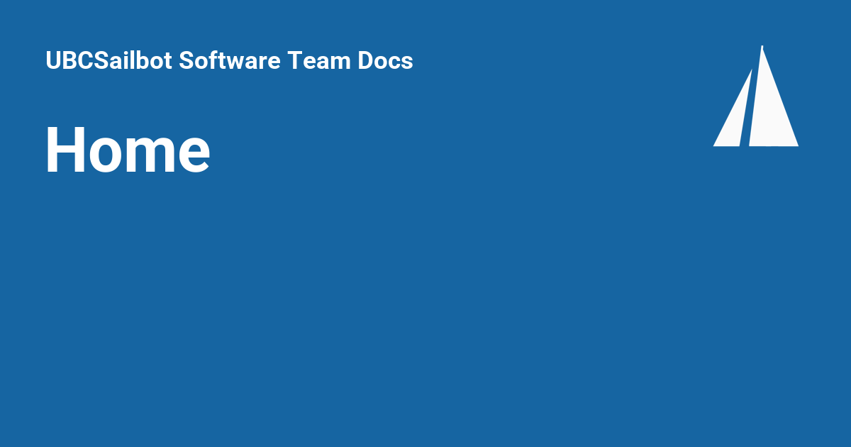 UBCSailbot Software Team Docs